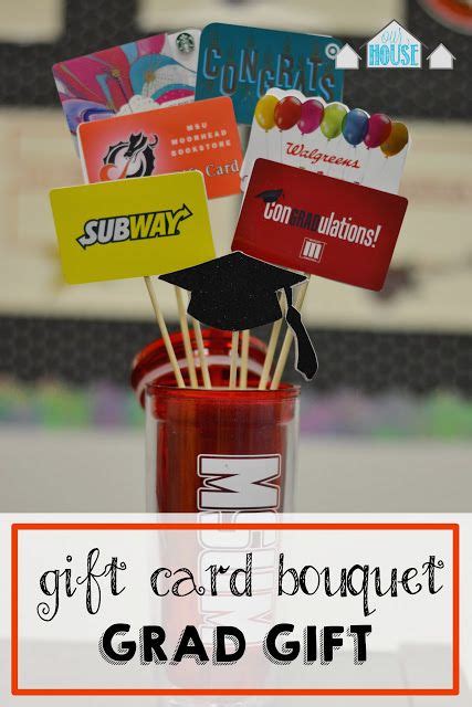 gift card graduation ideas